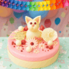 Ekstra kakedekor Katt (Rosa)