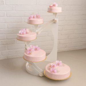 Bryllupskake Orkideer