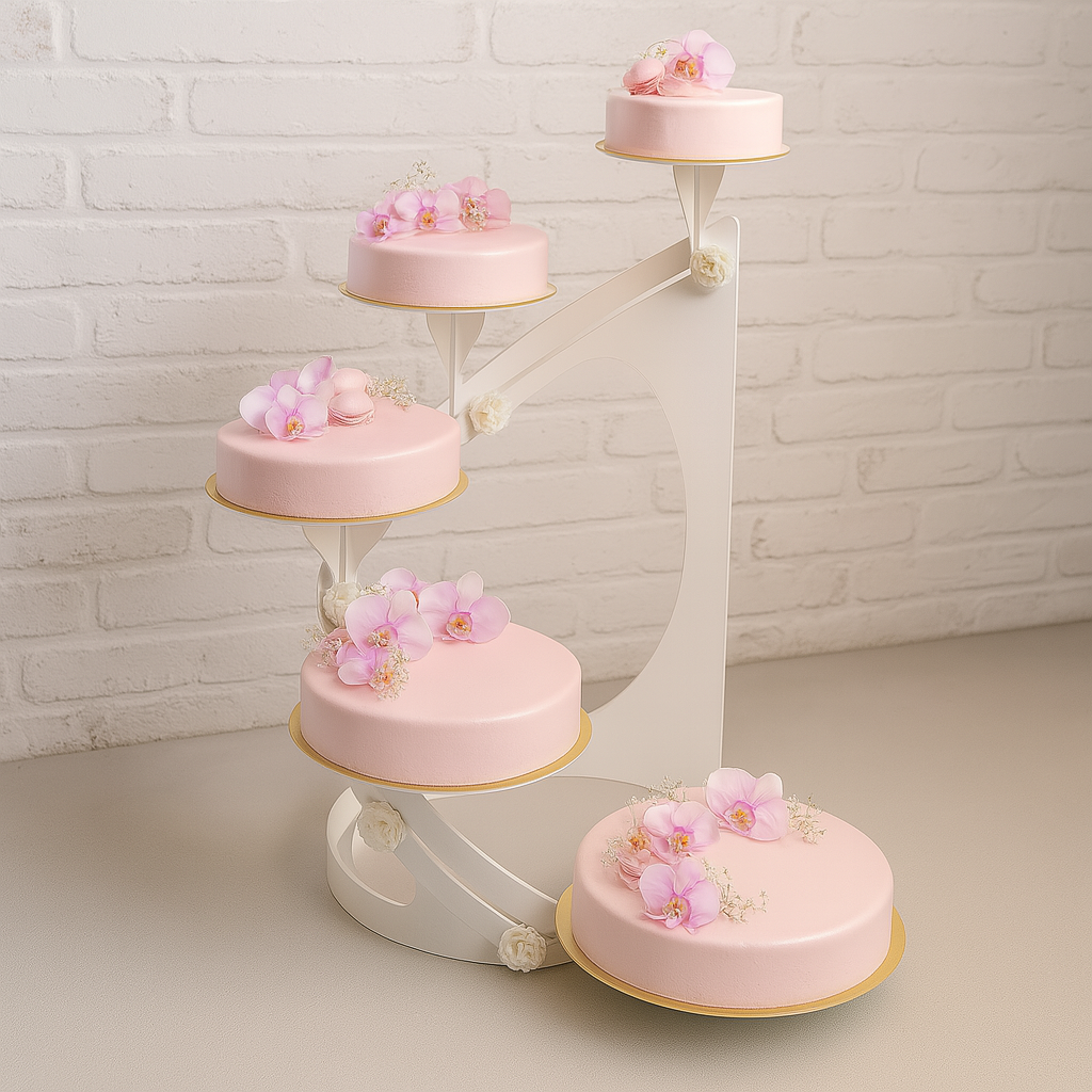 Bryllupskake Orkideer