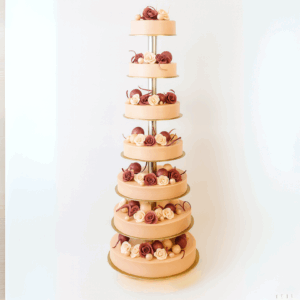Bryllupskake Sjokoladeroser