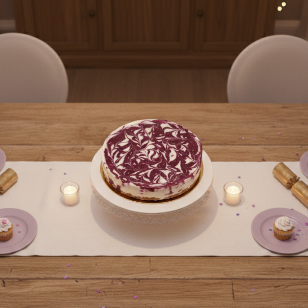 Blueberry Bliss Raw Kake Med Vanilje Og Blåbær