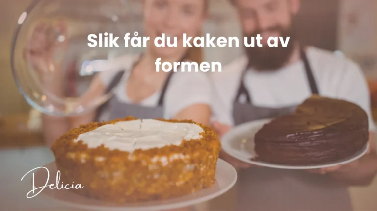 Slik får du kaken ut av formen