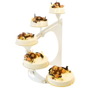 Bryllupskake: Sjokoladeblomster