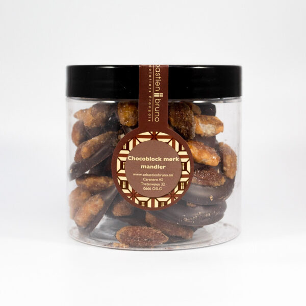 Digg på glass: Chocoblock mørk mandel