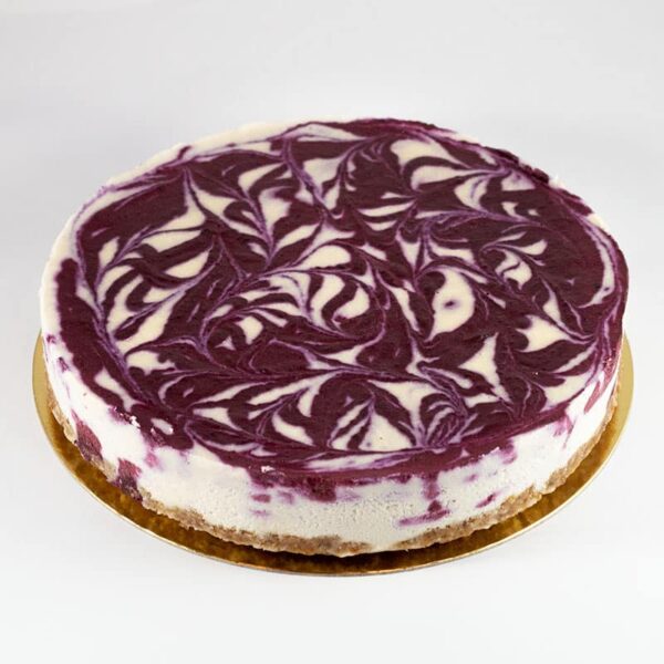 Blueberry Bliss: Vanilla Blueberry "Cheese" Raw Cake - 12 biter