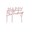 Kaketopp: "Happy Birthday" - 11 x 12cm