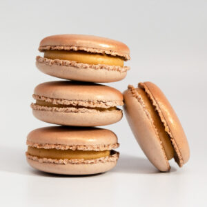 Makron: Pecan med saltkaramell
